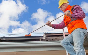 Denny End soft wash roof cleaning